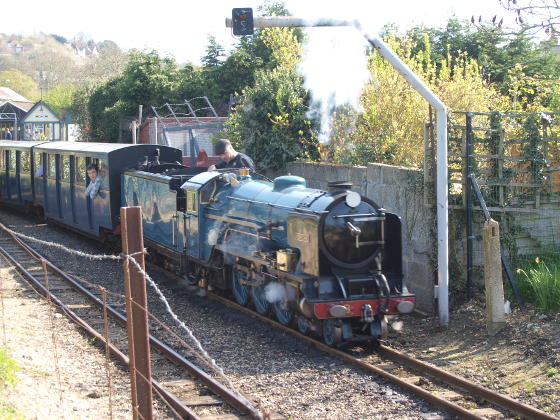 A miniature railway